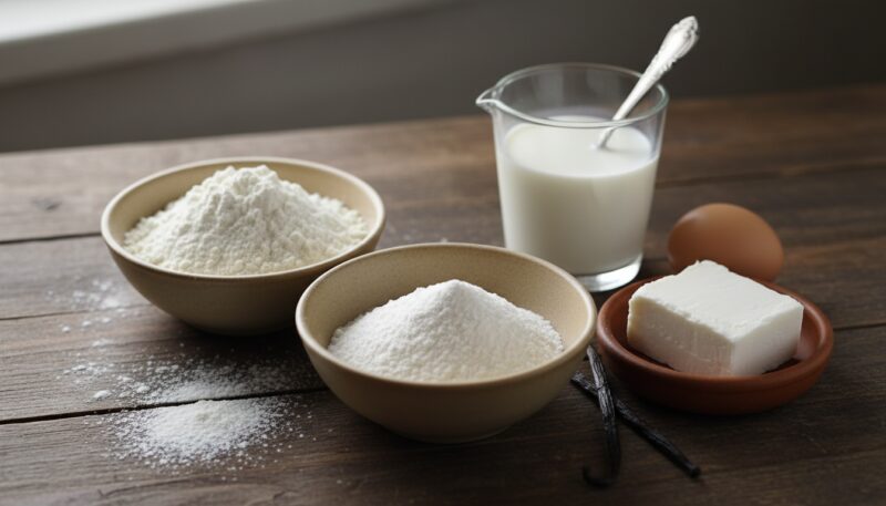 sastojci za vanilice sa mašću sastojci za vanilice sa mašću